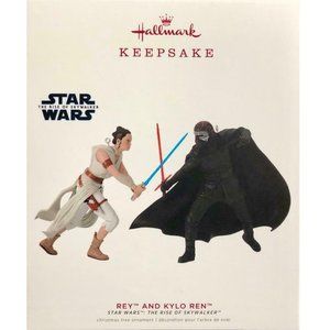 New! Star Wars Rey & Kylo Ren Duel Hallmark Keepsake Christmas Ornament 2019